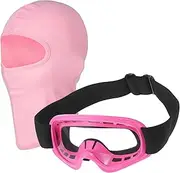 BUGUUYO Unisex Kids Ski Mask Snowmobile Balaclava Goggles Windproof Riding Gear Multi-use Outdoor Face Mask for Outdoor Fun