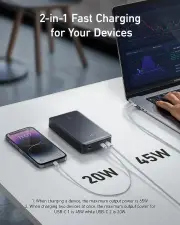 Anker 537 Power Bank 24000mAh (Black)