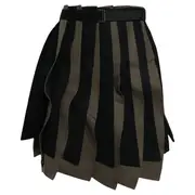 [sacai] Chalk Stripe X Wool Melton Skirt