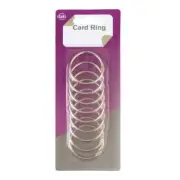 9 Pcs of 35mm Card Rings loose leaf Binder Ring Scrap booking Name Cards