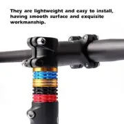 Customizable Colors 5PCS Aluminum Alloy Stem Spacers Bike Headset Washer