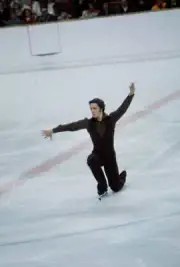 Vladimir Kovalev Mens Free skate event at the Olympiahalle 19- 1976 Old Photo 2
