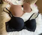 2 NEW NATORI Pretty Bras Size 32 B Black LACE & Mocha w/ original Tags $138 Lot