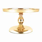 Gold Frame & Glass Mirror Top Cake Stand- 30cm