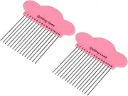 uxcell Paper Quilling Tool Comb, 3.9 x 0.4 Inch Origami Carding Board Create Strip Loops for DIY Art Crafts, Paper Carding Crafts, Loops(Pink, Pack of 2)