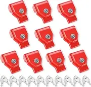 Glad Hand Lock Without Keyed Alike 10 Pack Heavy Duty Aluminum Air Brake Glad Hand Lock for Tractor Trailer