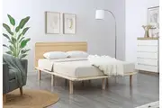 Bondi Solid Wood Bed Frame Bed Frame - Natural
