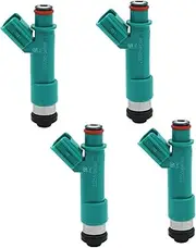 Fuel injector Compatible for 2.4L L4 Toyota 2009-2013 Corolla 2009-2013 Camry 2004-2008 Rav4 Solara 2005-2010 Scion tC 2.4L. Replaces# 23250-28080、23250-0H060、23209-28080.Pack of 4Pcs