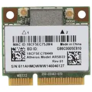 AR5B22 2.4/5GHz Dual Band Wifi Card 802.11Ac Bluetooth 4.0 WLAN Card for 6418