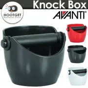 [3 Colours] AVANTI COFFEE KNOCK BOX Bin Espresso Grinds Tamper Waste Tamp Tube