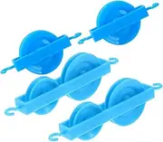 TOKIDNY Science Classroom Essentials: 4pcs Plastic Pulley Blocks Mechanics Teaching for Physics Students Teachers