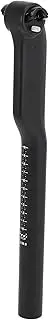 X AUTOHAUX Bike Seat Posts Height Adjustable Bike Saddle Post Seat Tube Matte Black 1 Pc 30.8x350mm Carbon Fiber