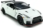 1:32 Scale 2023 GT-R Nismo (R35) Sports Car Model Toy Car Metal Diecast Toy Vehicle, Doors Open, Light Sound, Pull Back, Toys for Boys Kids Gifts, Men Collection, Home Office Décor, White