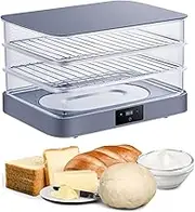 Multi-Purpose Double-Layer Yogurt Bread Fermentation Machine, Pizza Dough Fermentation Kit, Baking Temperature Control Fermentation Box, 24-Hour Timer