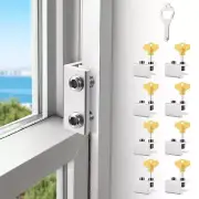 Sliding Window Locks 8 Pack Window Locks for Up and Down Windows and Horizont...
