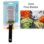 2mm Stainless Steel Grater Handheld Slicer Cheese Fruit Vegetable Zester