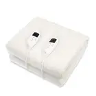 Laura Hill Heated Electric Blanket Double Size Fitted Fleece Underlay Winter Thr