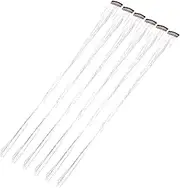Ipetboom 6pcs Fairy Hair Tinsel Kit for Women Glitter Hair Extensions for Daily Use Christmas Year Halloween and Birthday Parties Easy to Cut for Custom Lengths