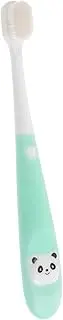 Healeved Manual Toothbrush for Children Panda Toothbrush Fine Soft Bristles Comfortable Brush Head Gentle on Gums Oral Cleaning Brush 2-12 Years Old Tooth Cleaner Storage Bucket