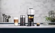 Nespresso Vertuo Next Espresso Coffee Maker w Aeroccino Milk Frother White Gift