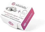 SILVERETTE The Original Silver Nursing Cups with O-Feel Silicon Ring - Soothe and Protect (Silverette + O-Feel) (Regular)