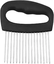 Onion Slicer Holder - Veggie Chopper Onion Slicer Tool - Manual Kitchen Gadgets Stainless Steel Food Chopper Slicing Tool for Eggs Veggie Avocado Potato Lemon Meat