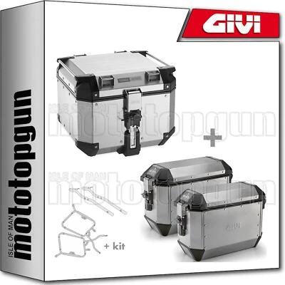 GIVI CASE OUTBACK OBKN42A + SIDE CASE ALASKA ALA36A HONDA NC 750 X 2017 17