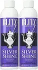 Blitz 20633 Shine Liquid Polish for Sterling Silver-Plated, 8 oz, Pack of 2