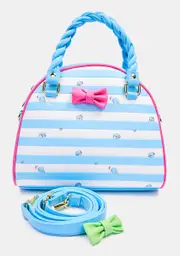 [Loungefly] Sanrio Tuxedosam Striped Crossbody Bag