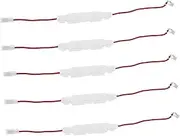 Generic 5Pcs Microwave Oven Fuse Holder High Voltage Fuse Replacement for Kitchen Microwave Reliable Fuse Box Easy Installation Compatible with Various Models