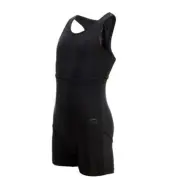 NEW SLAZENGER GIRLS BLACK SWIM BOYLEG RACER SWIMSUIT ONE PIECE SIZE 13