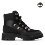 TIMBERLAND 女款黑色皮革GREENSTRIDE防水CORTINA VALLEY健行靴|A5NJ7015