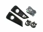 Clear Fog Light with Cover Wiring Switch Kit For Honda City GM6 2014-2016