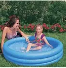 Inflatable Pool 45 x 10" Kids Swim Outdoor Water Fun Play Blue Kiddie Toy