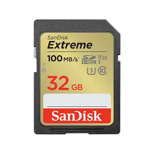 ◎相機專家◎ Sandisk Extreme 32GB SDHC 100MB/s V30 32G 增你強公司貨【跨店APP下單最高20%點數回饋】