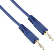 1 Meter Stereo Mini-Plug Cable with Frustration-Free Packaging
