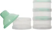 Travel Formula Dispenser, Take Away Formula Container, 5 Layers Stackable Removable Stacking Snacks Cereal Rice Paddies Easy Feeding For Toddlers