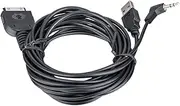 YONGJIANGXIA Aux Cable for Pioneer Cd-Iu200V iPod iPhone Video Cable Avh-P4350Dvd