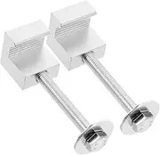 Alipis 2pcs Truck Toolbox Mounting Clamps Lightweight Type Tie Down Clips Secure Attachment for Pickup Tool Boxes Durable Design for Reliable Use