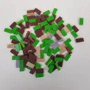 112 Building Bricks Replacement Pieces For Eketorp Board Game 2016