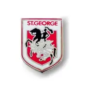 NEW St.George Illawarra Dragons NRL Heritage Team Metal Logo Pin Badge