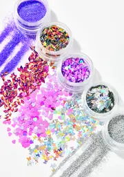 [dELiA*s by Dolls Kill] More Sparkly Than Dull Glitter Stack