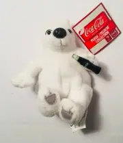 one Coca Cola Polar Bear Collectible Plush (6") NWT