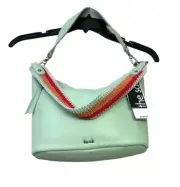 THE SAK Purse Jasmine Tote Bag Leather OS Aqua Blue Fifth Avenue NWT MSRP $139