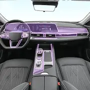 KUNQING Car Interior Center Console Transparent TPU Paint Protective Film Anti Scratch Sticker LCD Screen,for Chery Arrizo 8 2022-2024