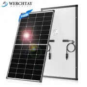 True 300W Solar Panel 12V PERC Mono Fixed Caravan Camping Power Battery Charging