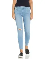 Women's Verdugo Transcend Vintage Mid Rise Ultra Skinny Ankle Jean, Satellite...