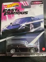 2020 Hot Wheels Fast and Furious 2003 HONDA NSX Type-R Quick Shifters Black