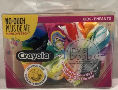 Invisibobble Crayola Kids Hair Sprunchies Spirals Inside Scrunchie Contains 2