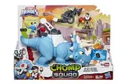Playskool Heroes Chomp Squad Doc Tops Dino and Sam Scrubs